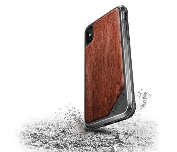 X-DORIA Etui Defense Lux Wood do iPhone X/XS drzewo różane - 1442739 - zdjęcie 4